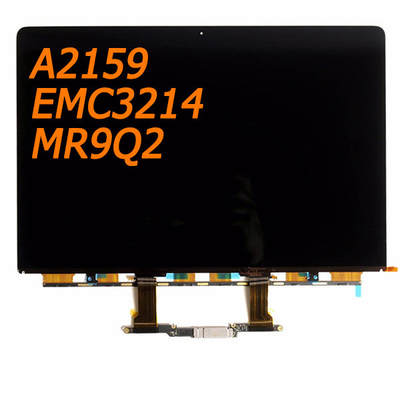 Color completo del negro del reemplazo EMC3214 MR9Q2 de la pantalla del Macbook Pro A2159 del LCD